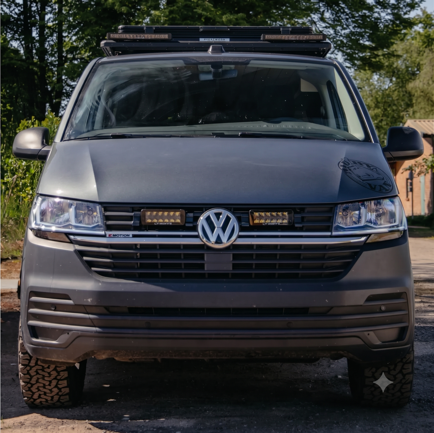 VW T6.1 Integrationkit Zusatzscheinwerfer Kühlergrill